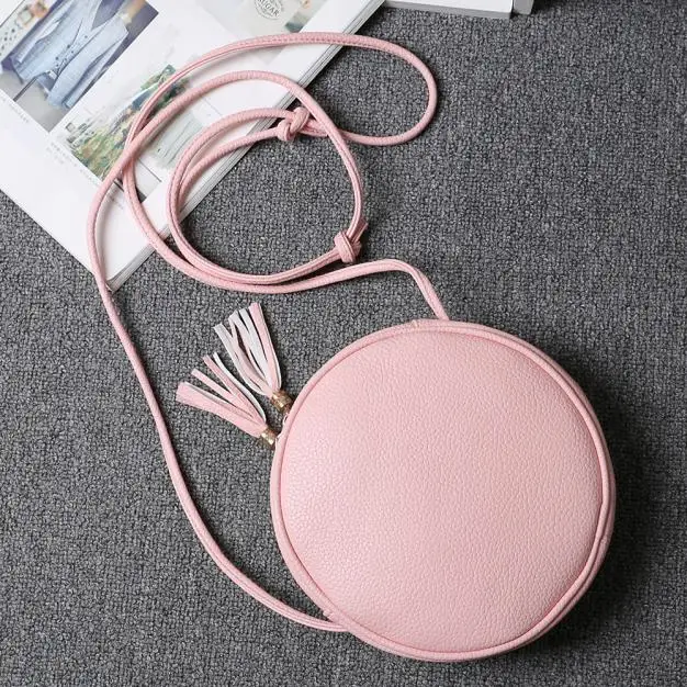 Maison Fabre bag female new Fashion Women Girl Round Leather Handbag Shoulder Messenger Bag July5