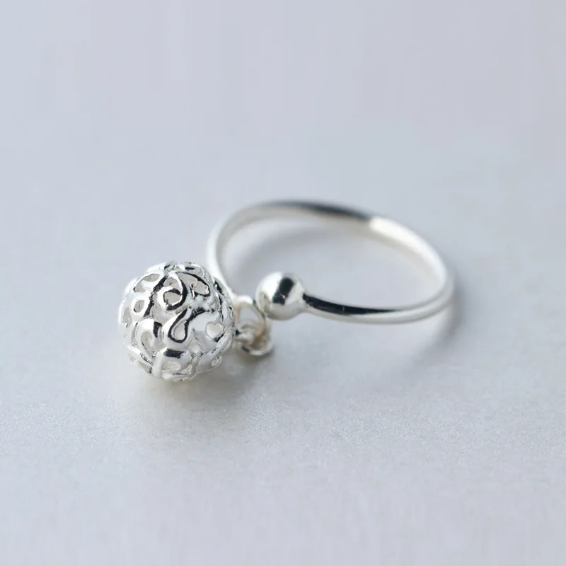 RYOUCUTE 100% реальный серебряный цвет преувеличенные индивидуальные большие полые