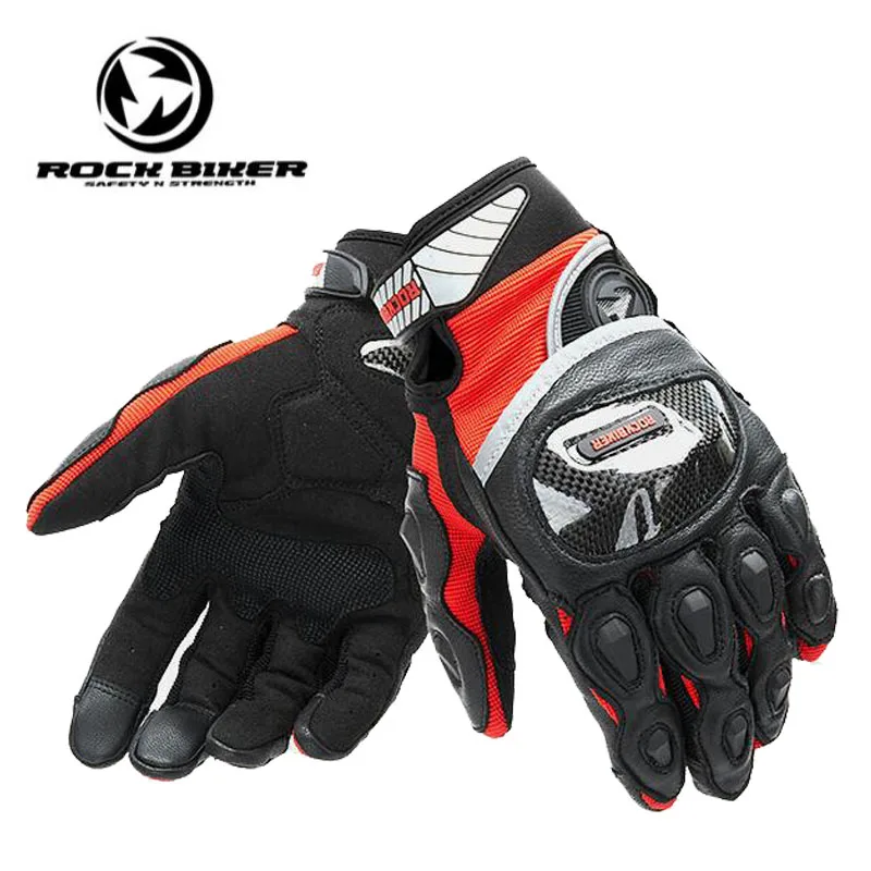 2018 New Summer Breathable Motorycle gloves motorbike glove of Sheepskin Carbon fiber Non-slip Wear-resistant can Touch screen | Автомобили