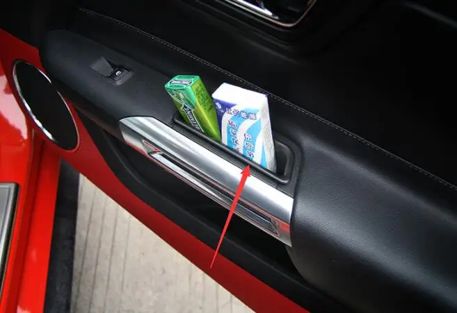 

Interior Storage Case Container Pocket Organizer Holder Glove Case Storage Box Holder for Ford Mustang 2015