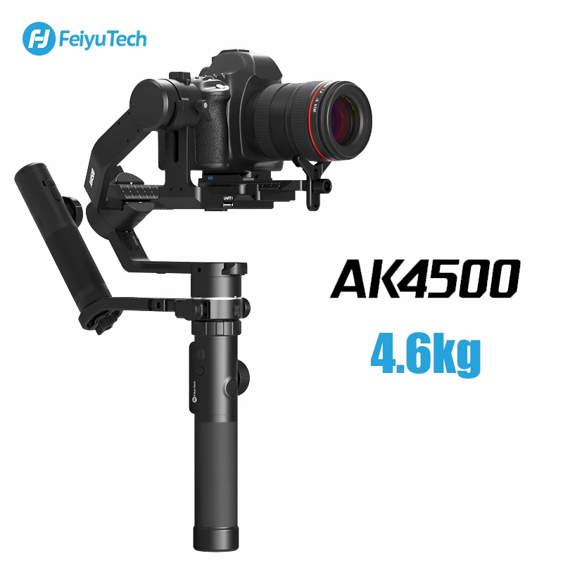 

FeiyuTech AK4500 комплект 3-осевой ручной карданный стабилизатор для камеры DSLR Nikon Canon SONY вес 4,6 кг карданный стабилизатор