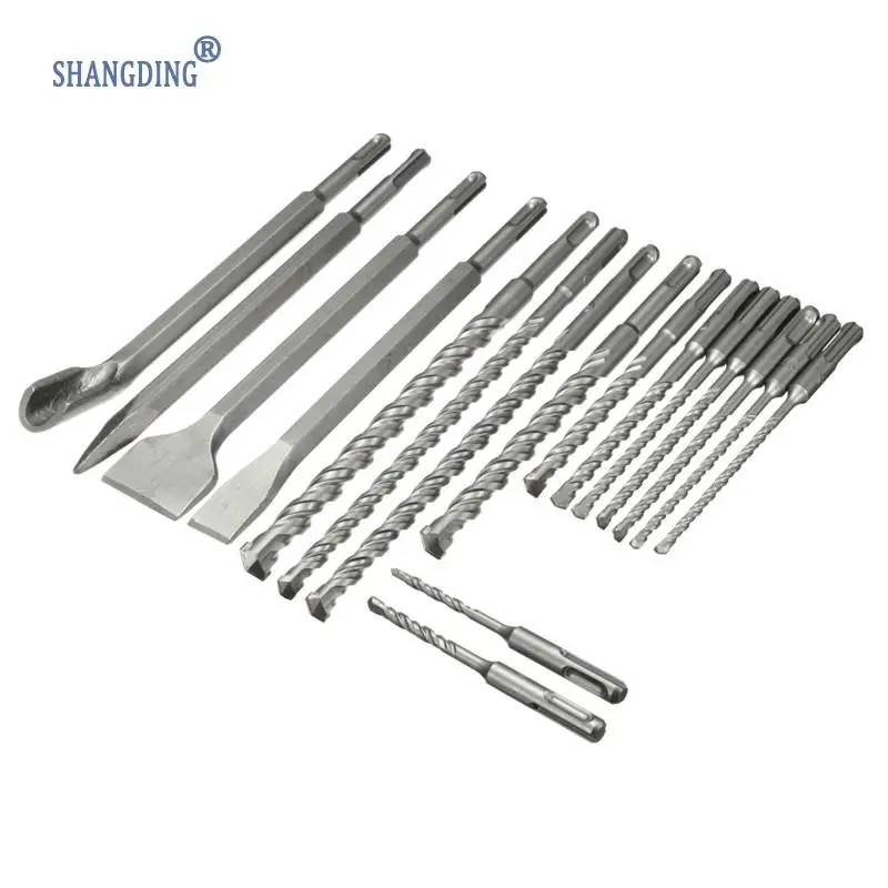 Набор бит для дрели SDS Plus 17 шт./компл. по оптовой цене|hammer bit set|hammer bitsbit set |