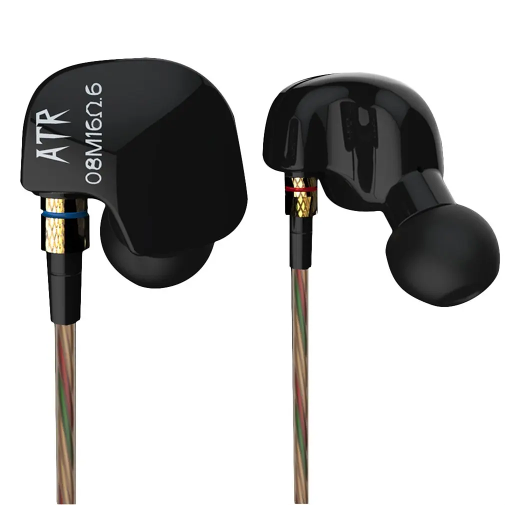 Оригинальные KZ HiFi спортивные наушники ATR медный драйвер 3 5 мм в ухо гарнитура