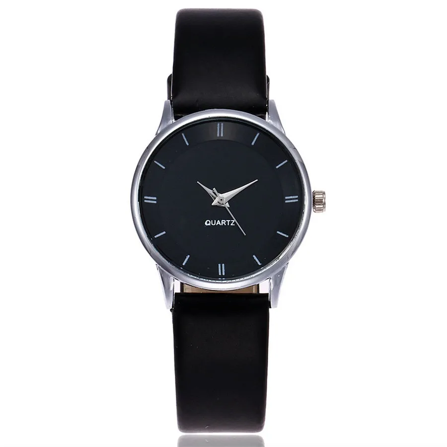 2018 Прямая поставка часы для влюбленных женские мужские Роскошные черные