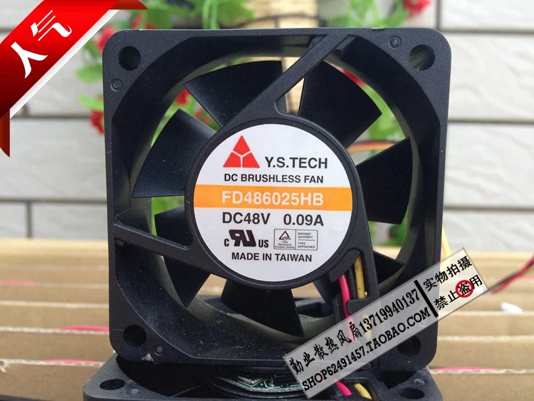 Новый оригинальный TECH FD486025HB DC48V 6025 0.09A Y.S инверторный вентилятор|fan inverter|tech fanfan tech |