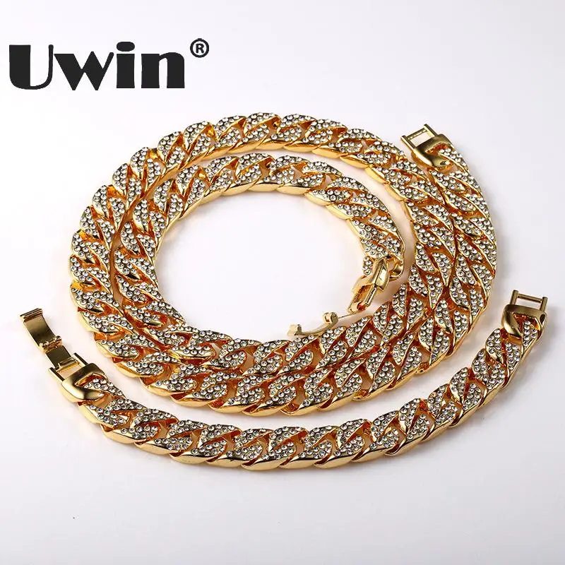 Ювелирный Комплект из колье и браслета серебристого цвета 15 мм| |