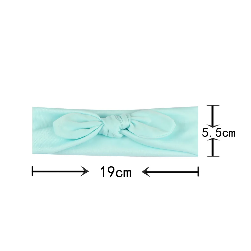 3 шт. тянущиеся Детские заячьи ушки тюрбан с узлом наборы повязок на голову