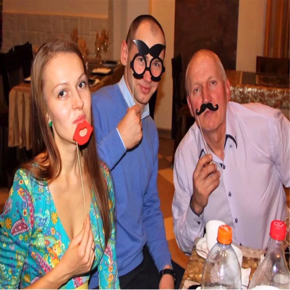 34 шт./компл. Фотофон фото стенд реквизит для свадьбы День рождения фотостудия