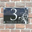 Табличка с номером на дверь дома для ворот настенного крепления, акриловая табличка с именем