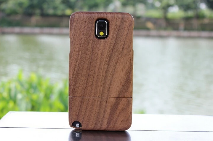 Fashion Carved Design Genuine Real Natural Bamboo Wooden Wood Case Cover O83 For Samsung Note 3 III N9000 free shipping |