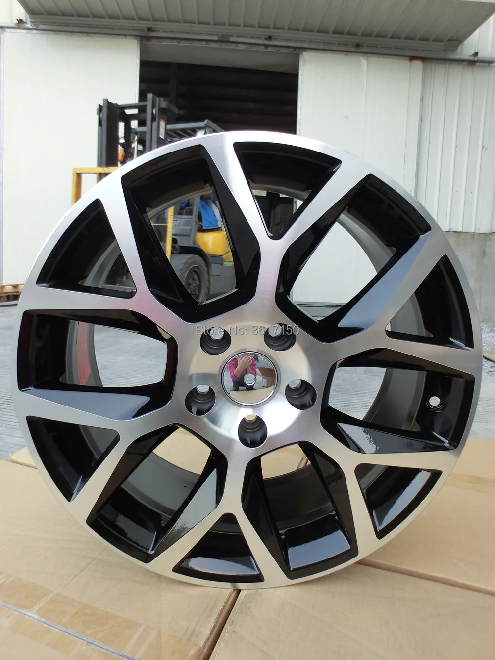 17x7. 5J колесные диски PCD 5x112 центр Broe 57,1 ET45 с колпачками ступицы