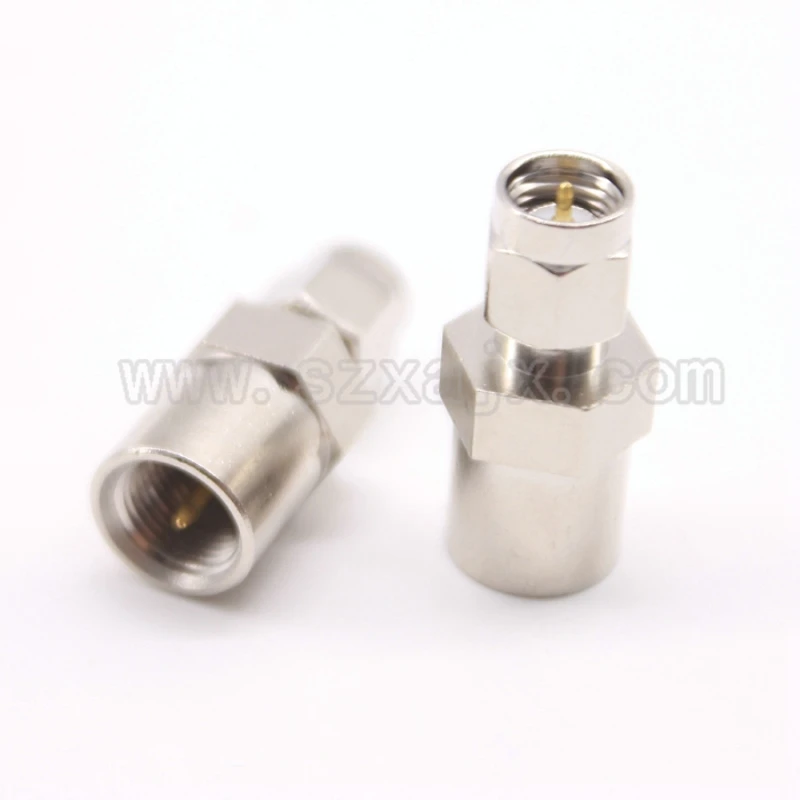

New 2PCS RF connector FME to SMA adapter FME male Plug to SMA male Plug straight adapter fast ship