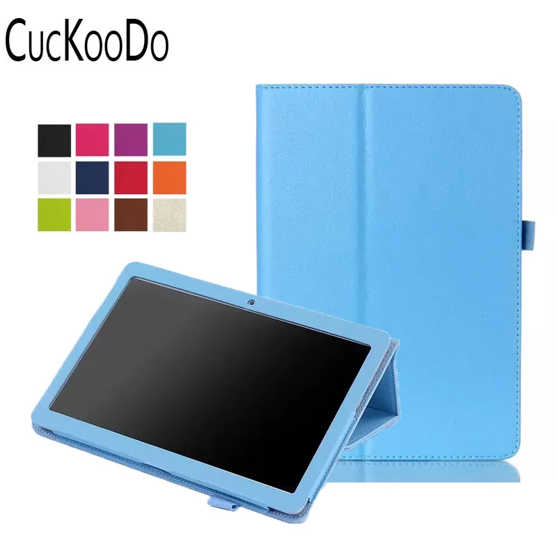 Чехол-книжка CucKooDo Folio Stand Slim Folding Smart Cover Case with Auto Wake / Sleep для планшета HUAWEI MediaPad T3 10.0 дюймов.