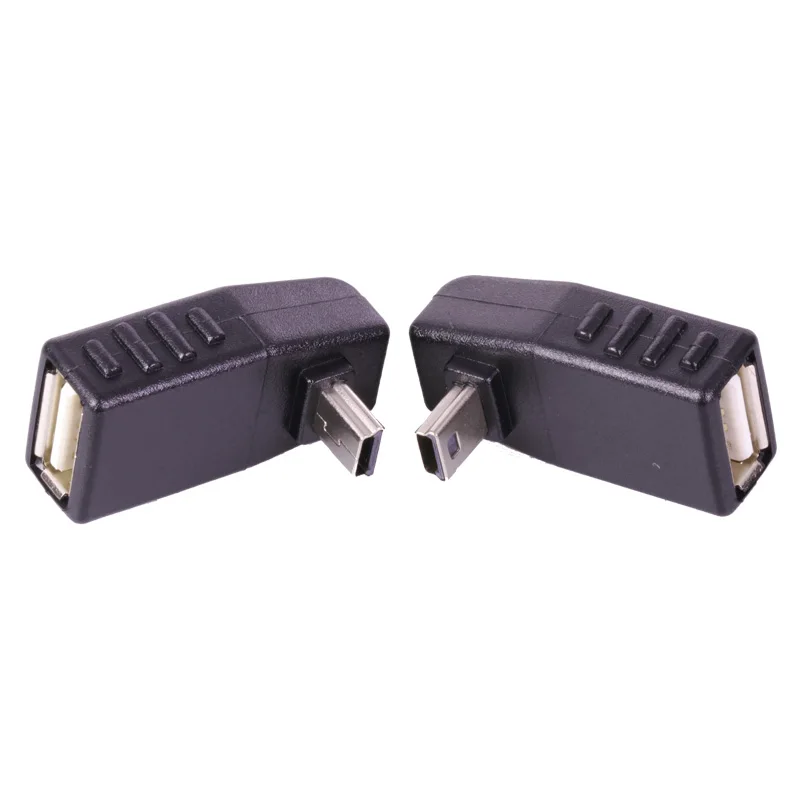 USB Мини 5pin штекер к гнезду адаптер правый угол локоть | Обустройство дома