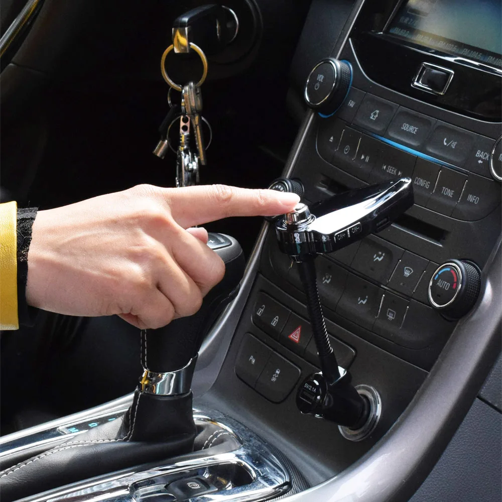 Комплект громкой связи AGETUNR для автомобиля Bluetooth fm передатчик mp3 плеер 5 в 2 1 А USB