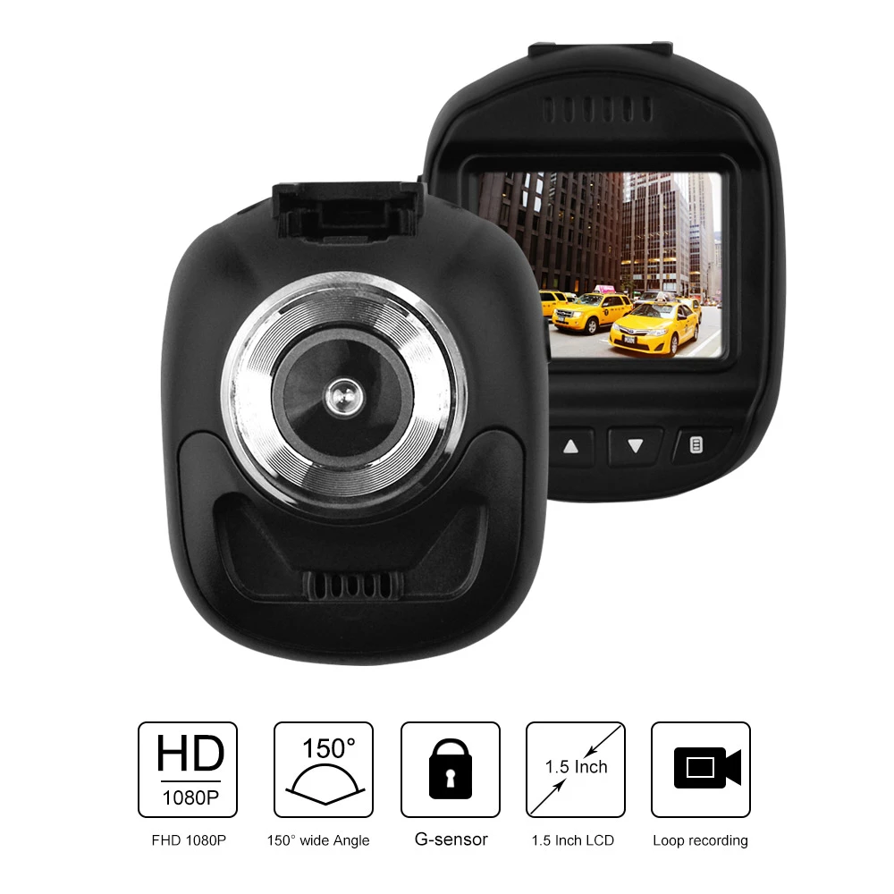 Wetowe S1 мини видеорегистратор 1080 P g-сенсор автомобильная камера с широкоугольным