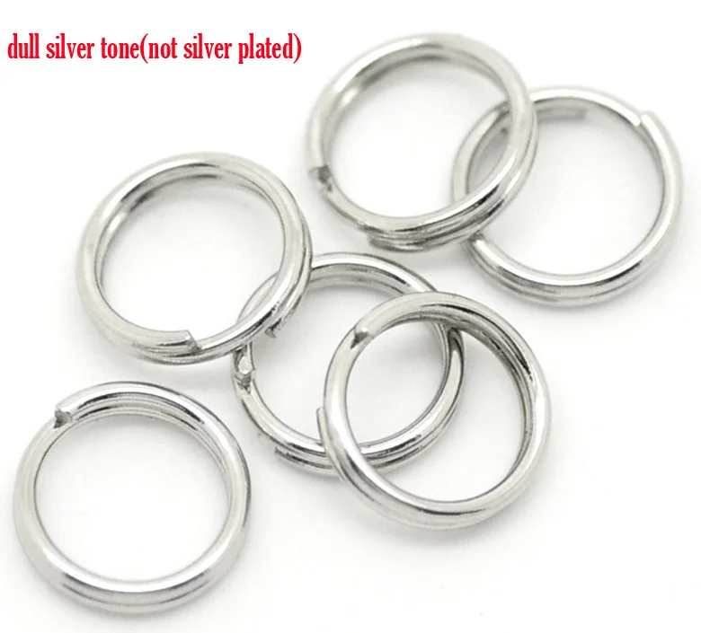 Серебряные украшения DoreenBeads кольца из нержавеющей стали 7 мм 50 шт.|ring in|steel finger ringring
