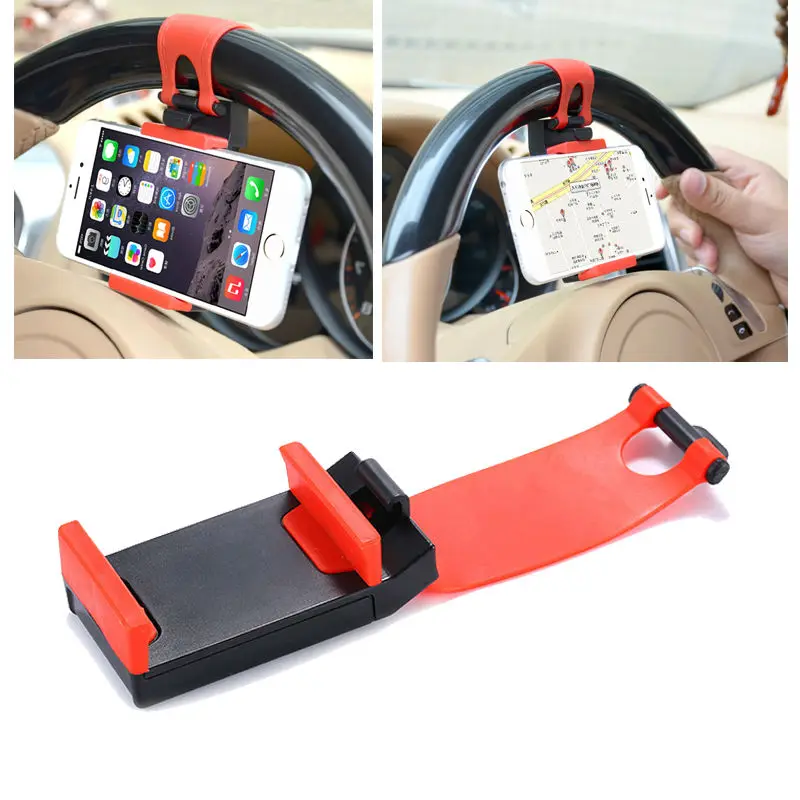Универсальный Автомобильный руль мобильный телефон держатель для xiaomi redmi 3 Samsung
