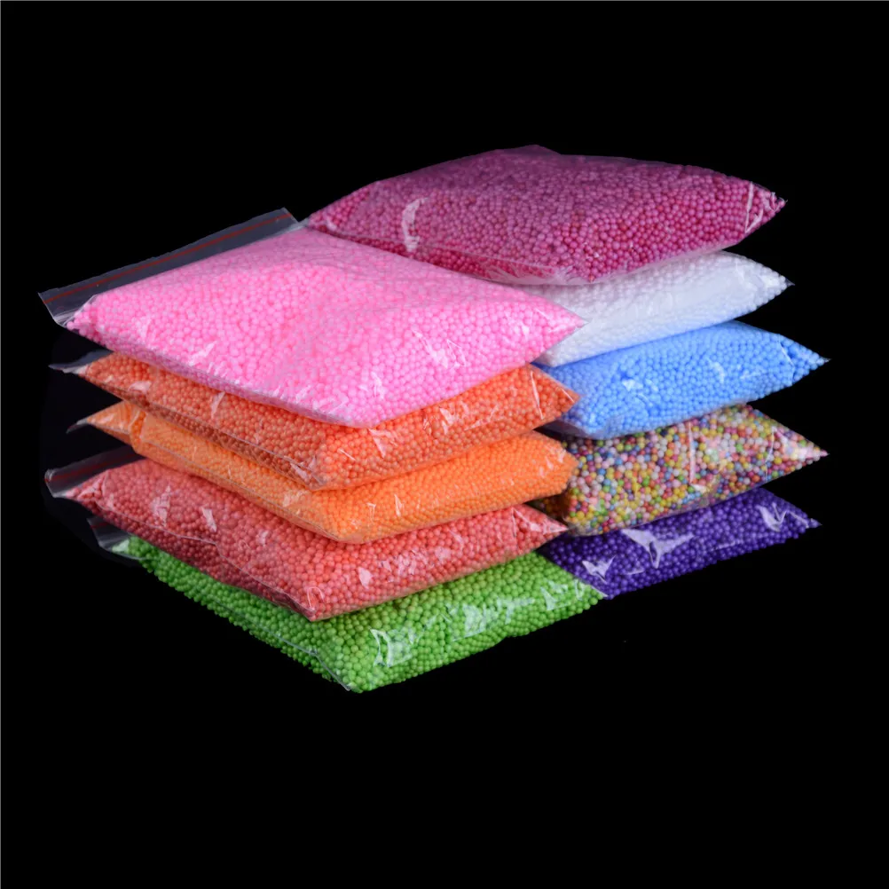 1 пакет сделай сам снежные частицы грязи аксессуары шарики для слайма маленькие