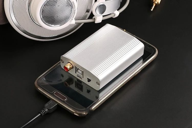 USB аудио усилитель для наушников PCM2706 гарнитура Наушники Hi Fi внешняя звуковая
