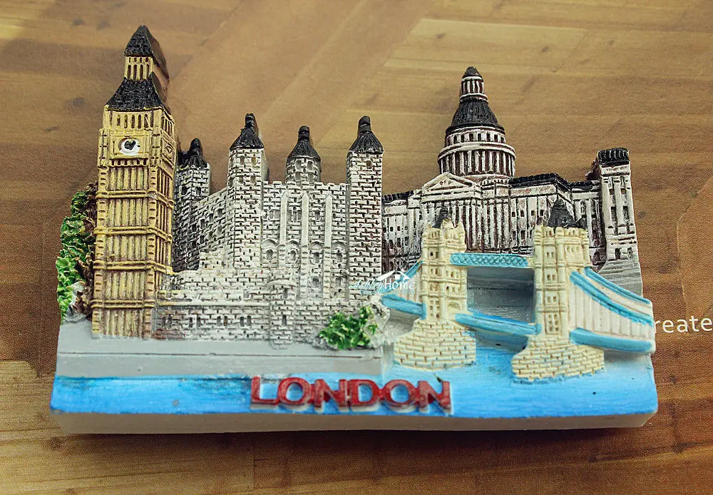 Сувенир для туристического путешествия магнитный 3d-холодильник из смолы | Дом и