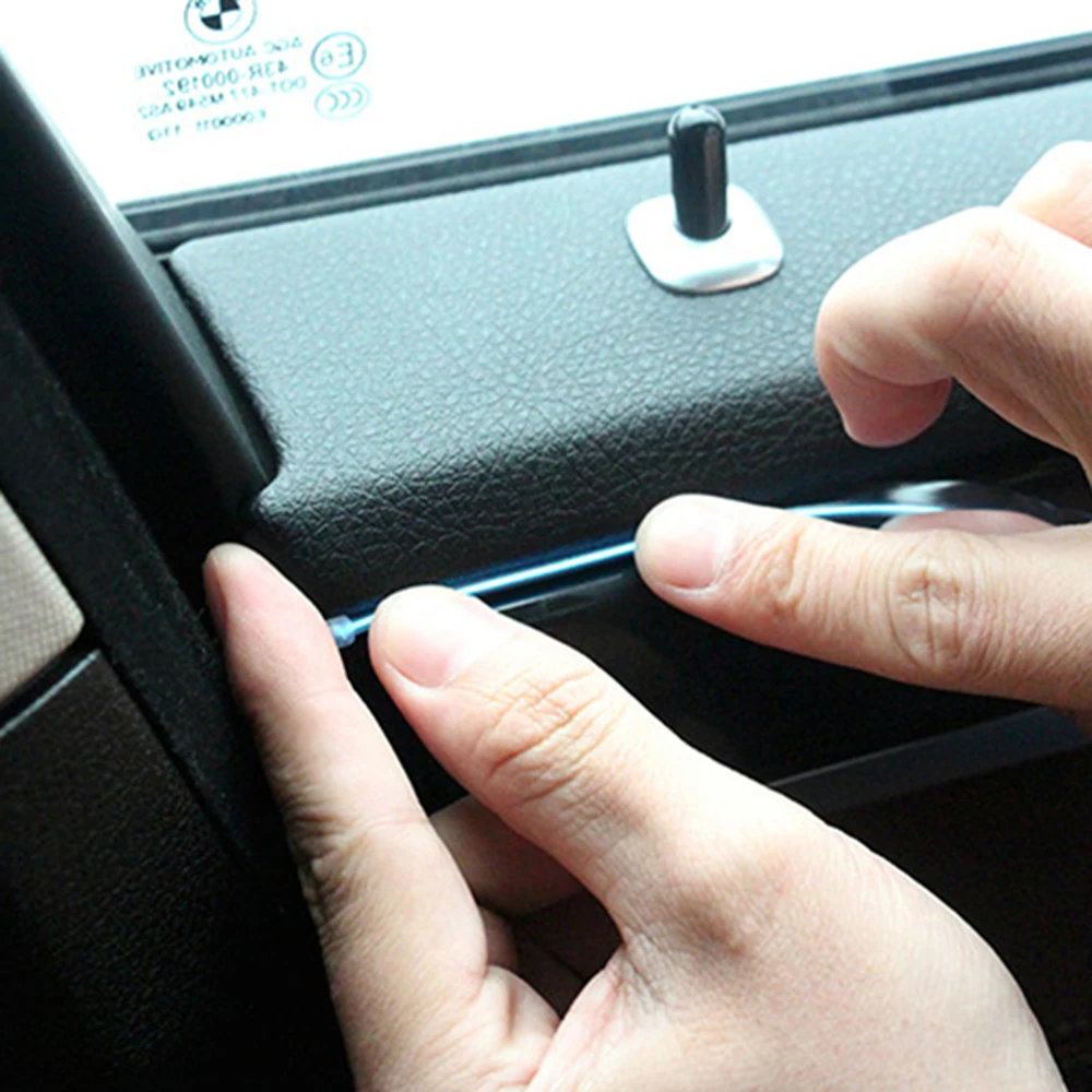 Подсветка для салона автомобиля Авто Светодиодная лента гирлянда EL провод