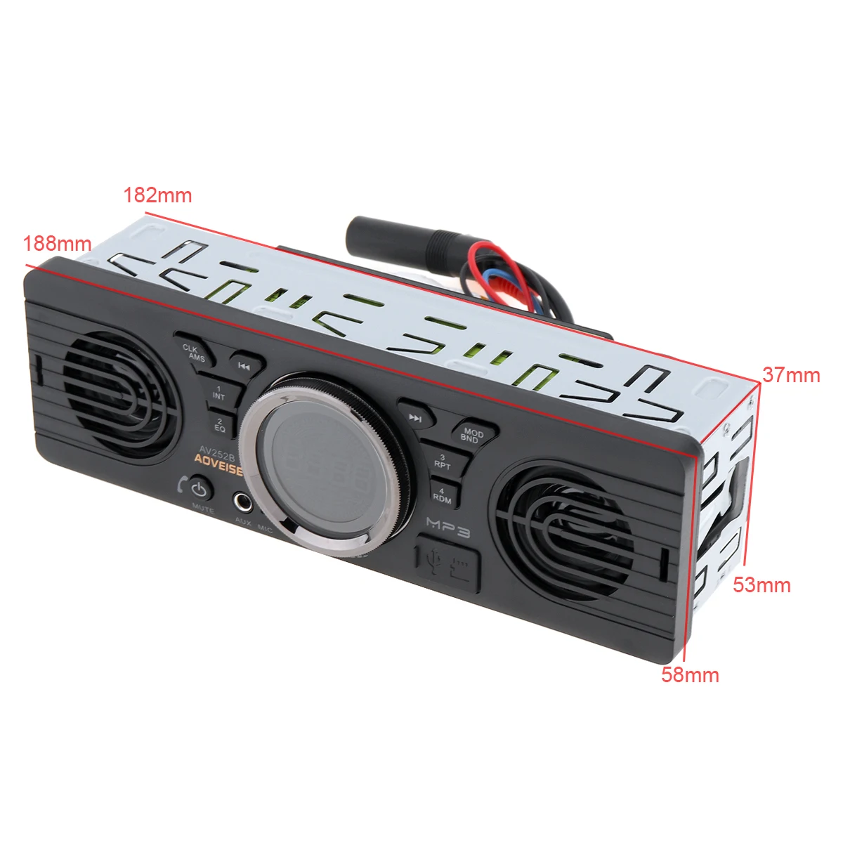 Автомобильный MP3 плеер радио Bluetooth автомобильный радиоприемник аудио стерео FM с