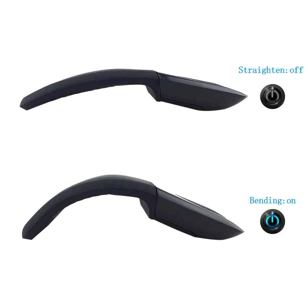 Складная беспроводная bluetooth Мышь ARC Touch Stripe компьютерная мышь 1200 dpi оптический