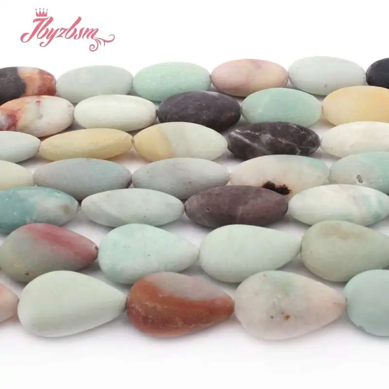 

10x14,15x20,12x20mm Frost Multicolor Amazonite Natural Stone Beads For DIY Necklace Bracelet Jewelry Making 15" Free Shipping