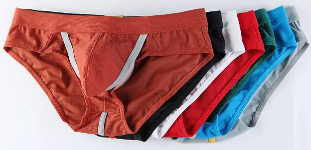 Бренд WJ Мужское нижнее белье трусы короткое сексуальные плавки пенис мешок