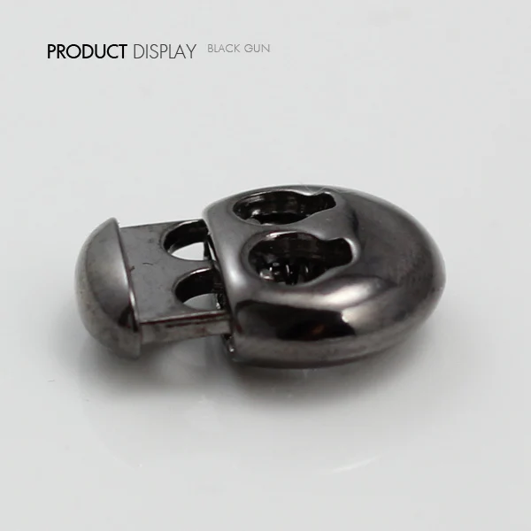 Металлический черный пистолет с покрытием пробка тумблер шнур замки шнурок