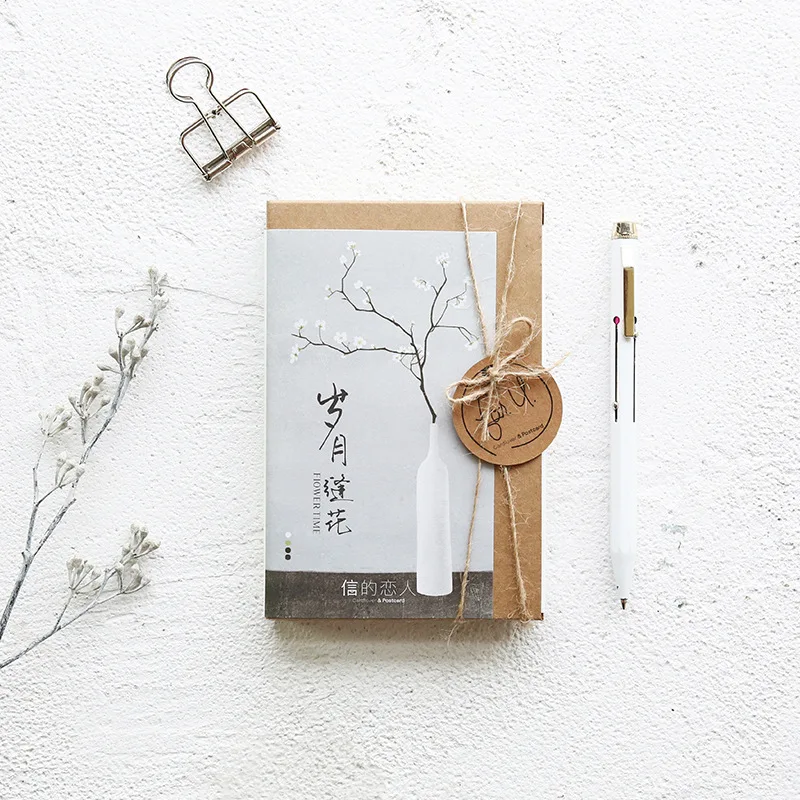 

30 sheets/LOT Creative Flower Time Series Postcard /Greeting Card/Wish Card/Christmas and New Year gifts