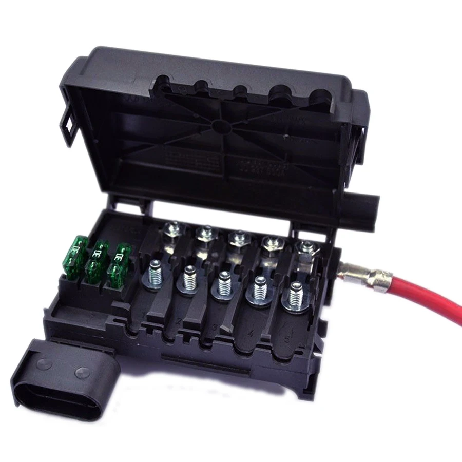 Блок предохранителей TUKE OEM 1J0937617D с кабелем и крышкой для VW Jetta Bora Golf MK4 Octavia Seat Leon