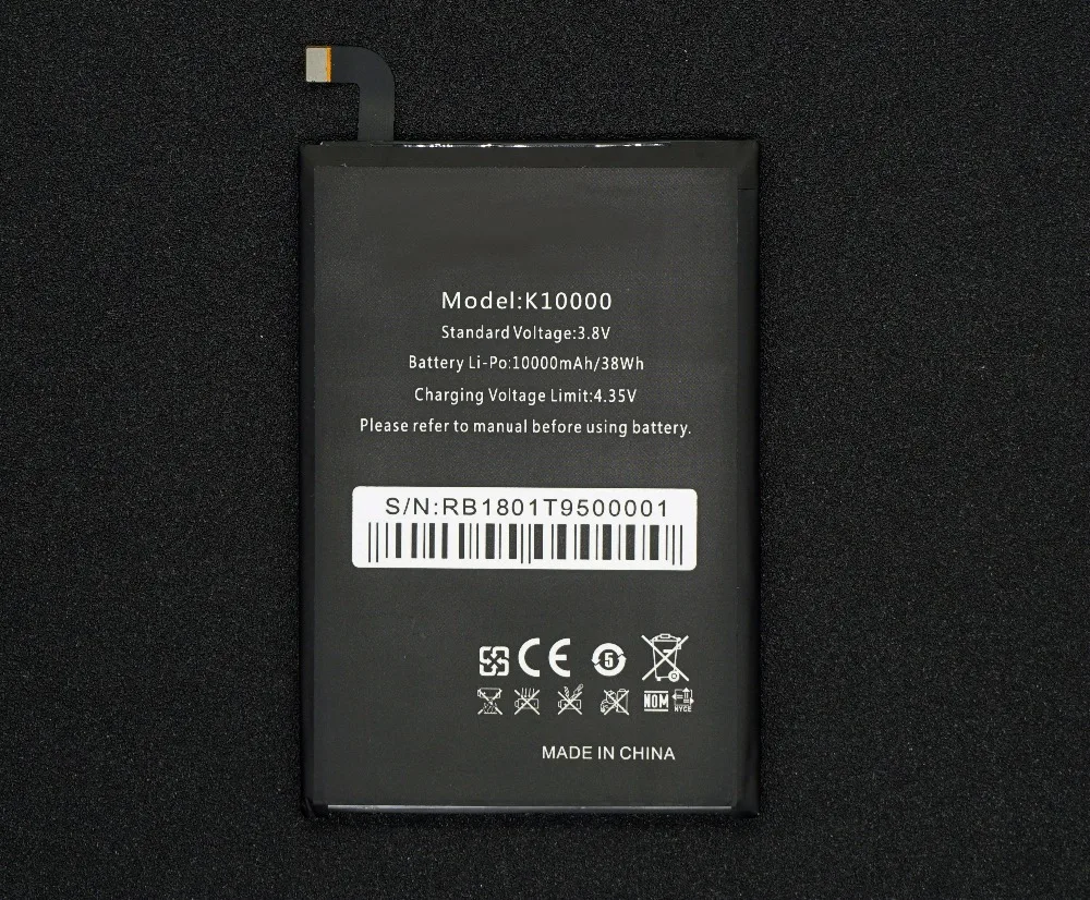LehonS 1 шт. Высокая емкость 10000 мАч/38Wh 3.8VDC сменная батарея для телефона Oukitel