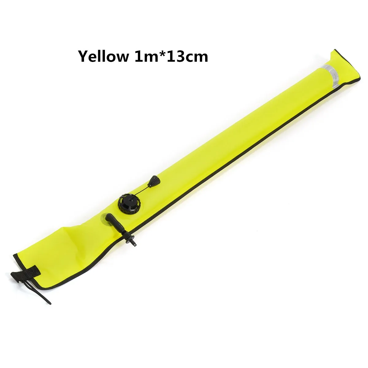 1mx13cm yellow Дайвинг SMB 1 m 1,2 м 1,8 м красочные видимость безопасности надувные Дайвинг SMB поверхности маркер сигнала аксессуары для буев - Цвет: 1mx13cm yellow