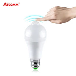 12 Вт 18 Вт ампульная светодиодсветодиодный лампа E27 B22 светодиодсветодиодный лампа с датчиком движения тела радар лампа автомобильная лампа 85-265 в светильник щение для коридора гаража двора