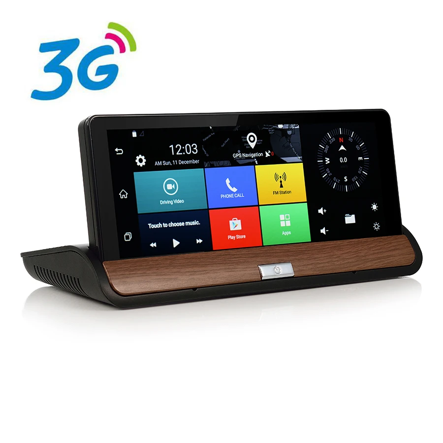 Udricare 7 дюймов 3G DVR Android приборной панели GPS навигации Bluetooth Wi Fi Двойной Камера