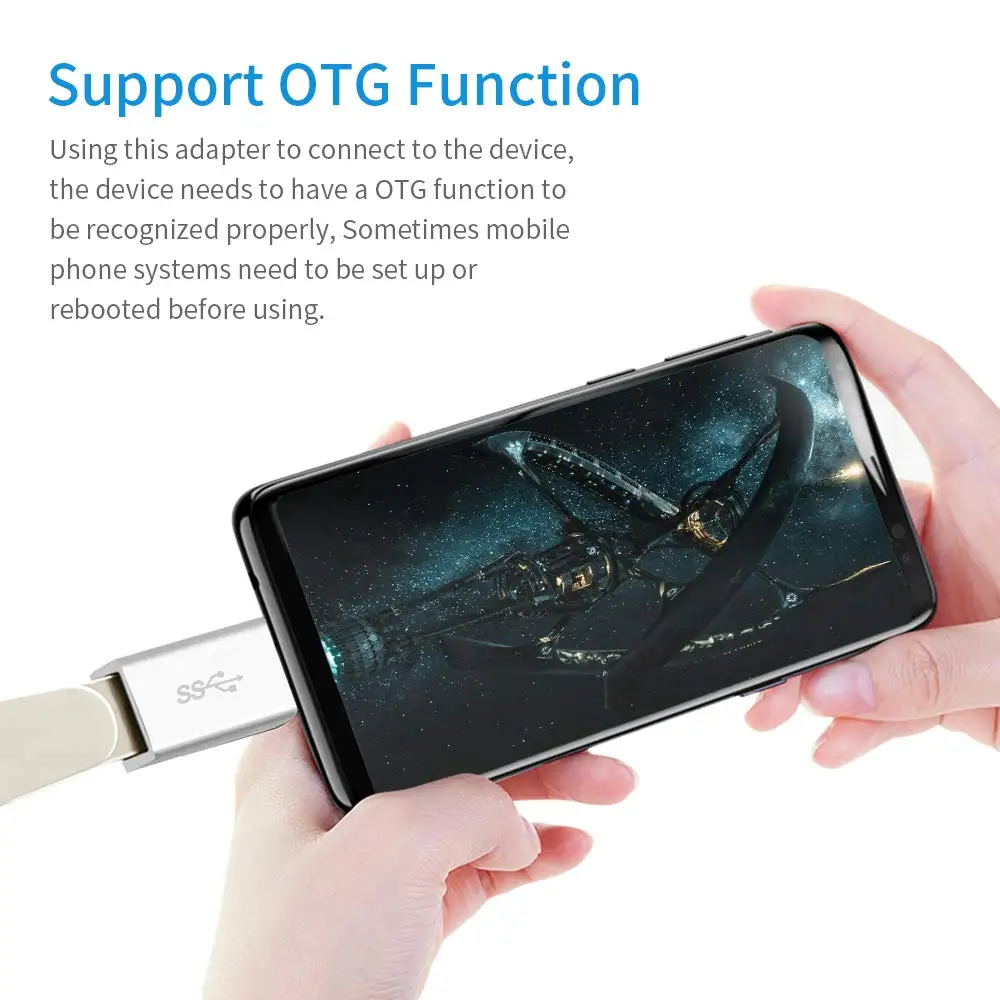 Адаптер Onvian OTG Type C USB 3 0 Male to 1 Female к адаптеру для ноутбука Samsung Huawei|Переходники и