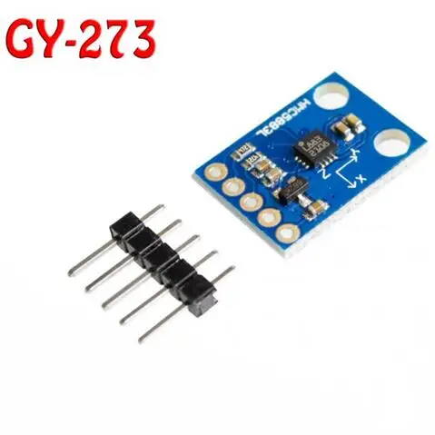 GY 273 QMC5883 модуль с тремя осями компас магнитометр датчик 3V 5V|Интегральные схемы| |