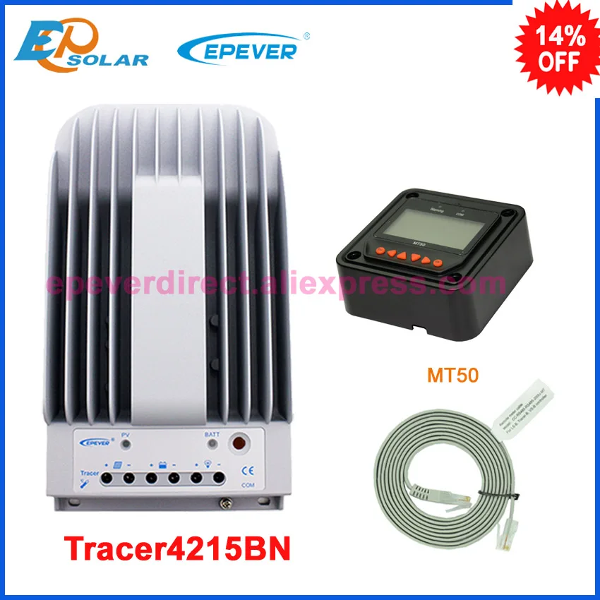 Контроллер солнечной батареи Tracer4215BN mppt EP 40 А с черным пультом дистанционного