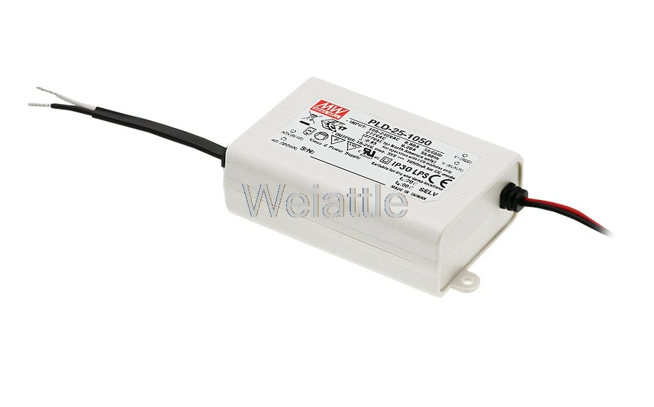 

MEAN WELL original PLD-25-350 58V 350mA meanwell PLD-25 58V 20.3W Single Output LED Switching Power Supply
