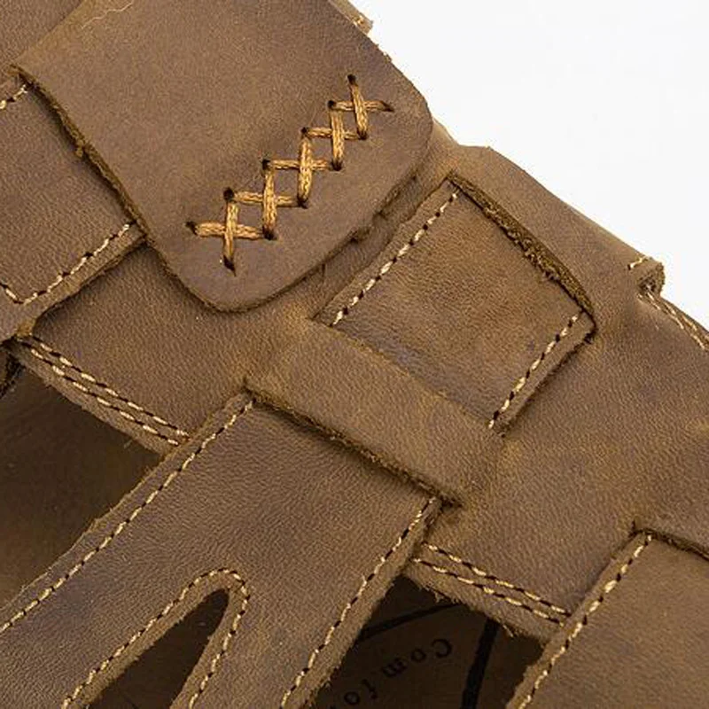 Tangnest/Новинка Брендовые мужские сандалии гладиаторы классическая обувь в