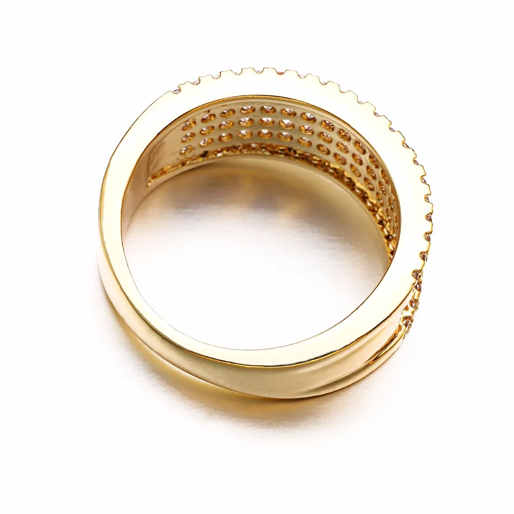 Обручальные кольца с фианитом оптовая продажа модные ювелирные изделия для