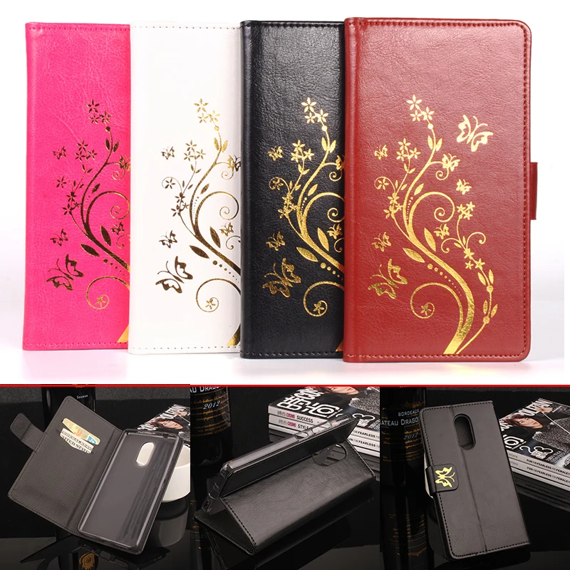 For Lenovo K6 Note Phone Case Folio Flip Pure Color Crazy House Pattern Premium PU Leather Cover Factory Price TJ | Мобильные