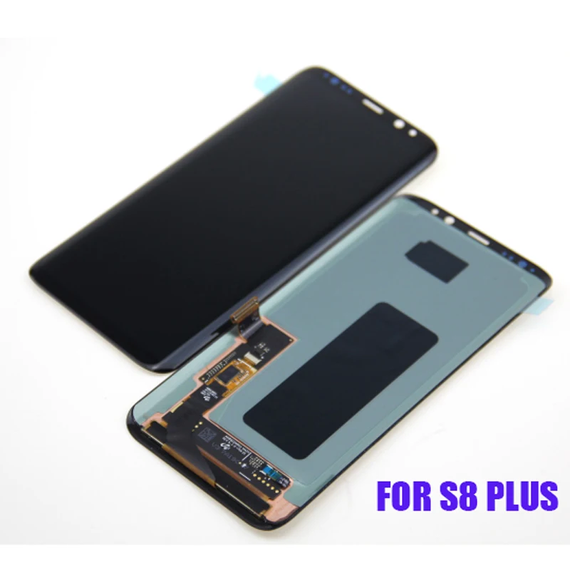 Черный S8 plus ЖК-дисплей для SAMSUNG Galaxy S8plus G955F+ сенсорный экран дигитайзер S8 Plus G955 G955F ЖК