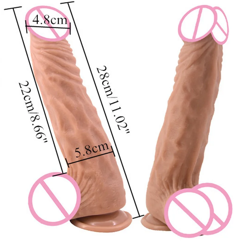 

FAAK Big Realistic Dildo Suction Cup Dildo Huge Sex Toys for Woman Penis Realistic Textured Shaft Dildos for Women