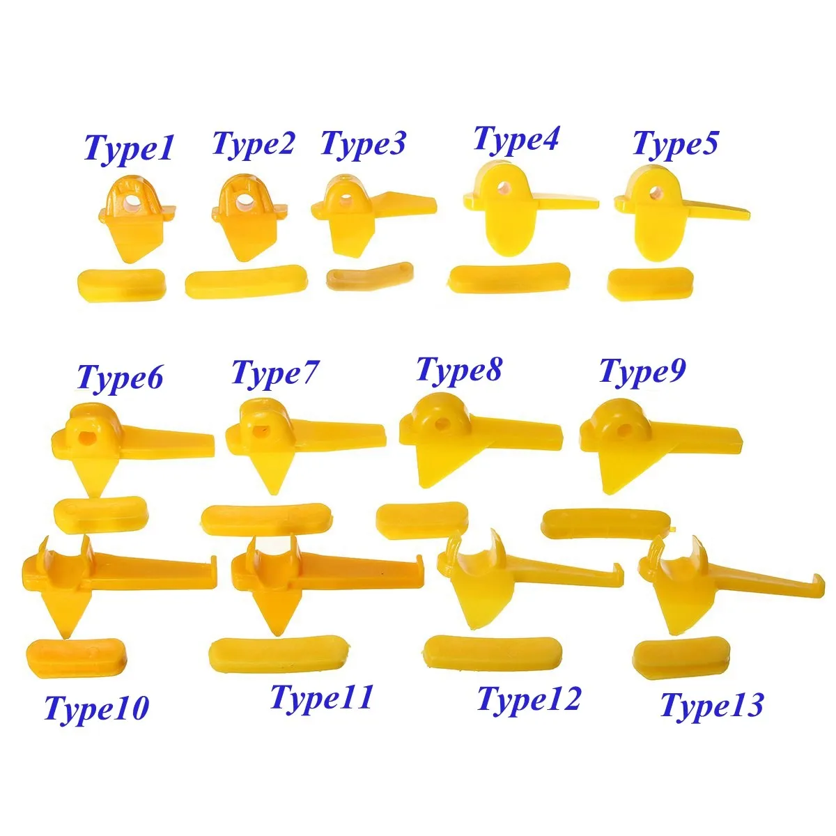 12 шт./компл. нейлоновое крепление для шин аксессуары машины вставки на голову