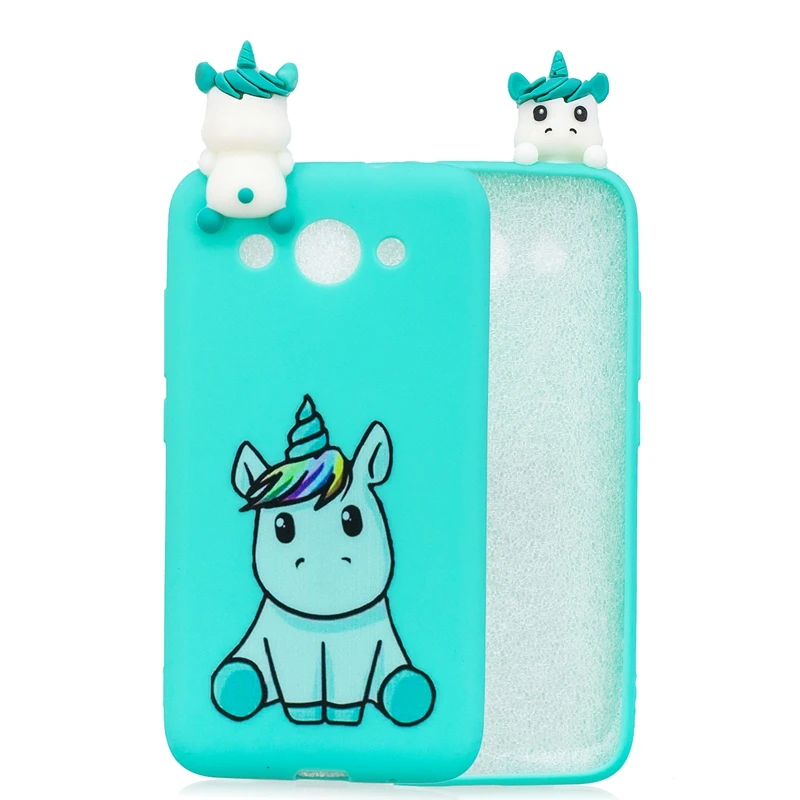 3D Case For Huawei Y3 2018 Cute Panda Unicorn Cat Dog Phone Cases Coque Etui |