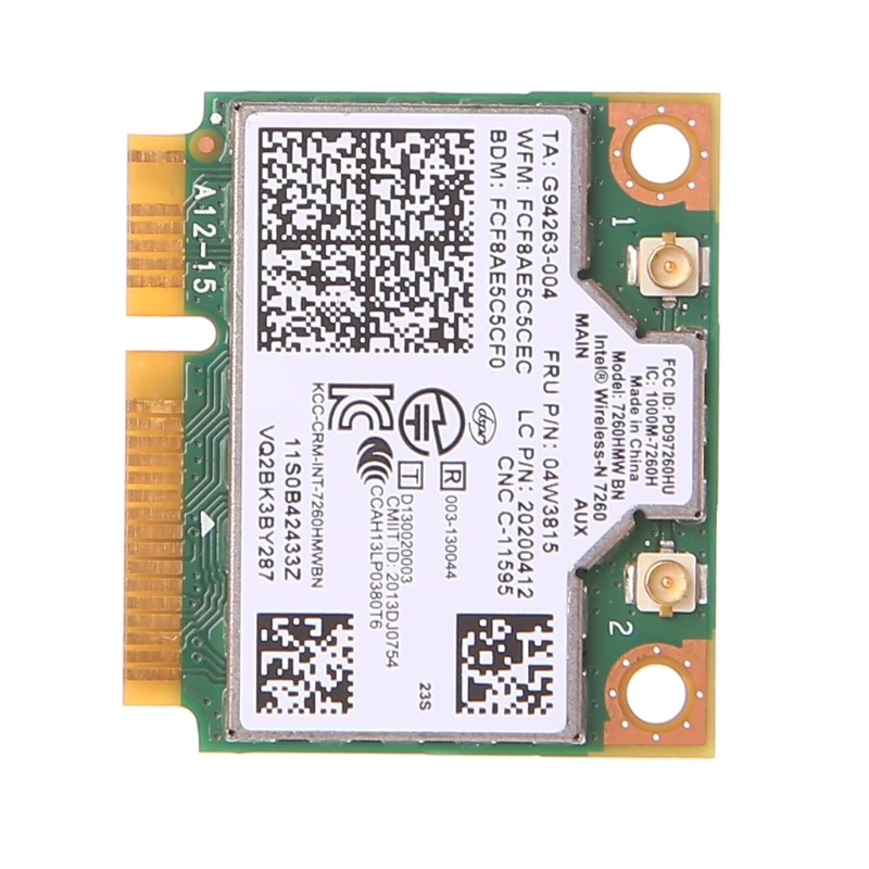

For IBM Lenovo Thinkpad Wireless Net Card Fru 04W3815 Intel 7260HMW-BN 20200412