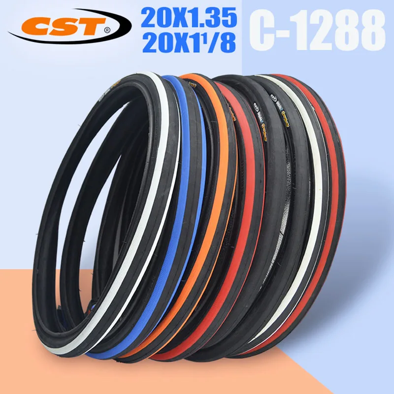 CST Speedway WIRE 20x1 35 велосипедные шины 60TPI 406 с зацепленным ободом 6.8Bar/100PSI для Minivelo BMX